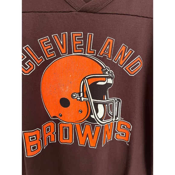 Vintage Cleveland Browns Graphic Logo Shirt Size Large - Picture 6 of 8